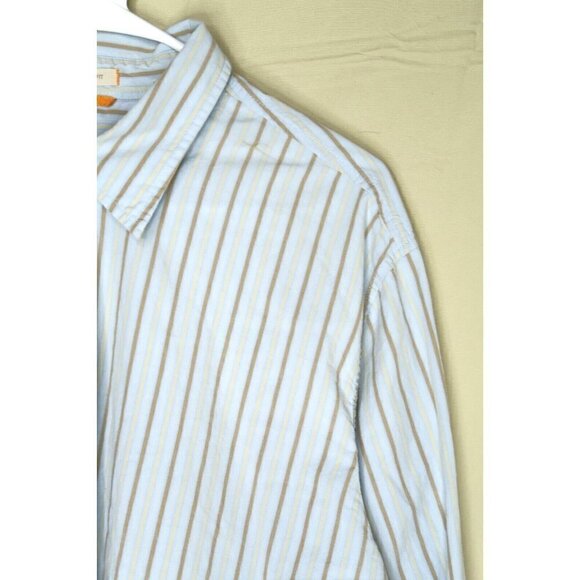 Timberland Shirt Light Blue Long Sleeve Stratham Issue Button Up Men's Size XXL - Picture 3 of 13